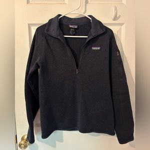 Navy Blue Patagonia Quarter Zip